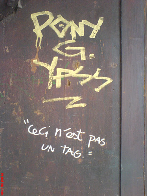 ceci n'est pas un tag